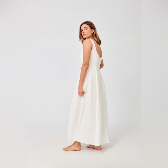 MARA HOFFMAN Perdita Dress in White - Picture 2 of 10